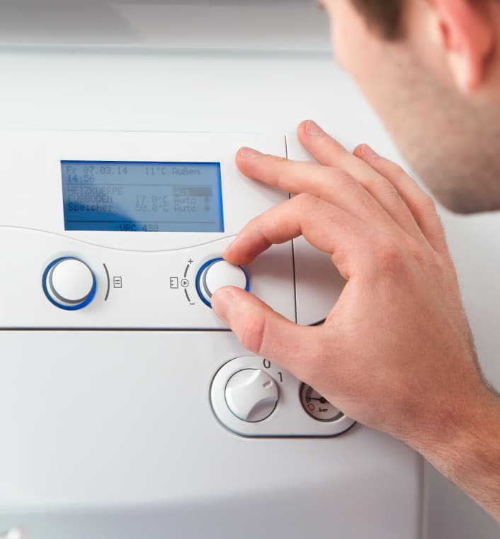 The water stopped heating up